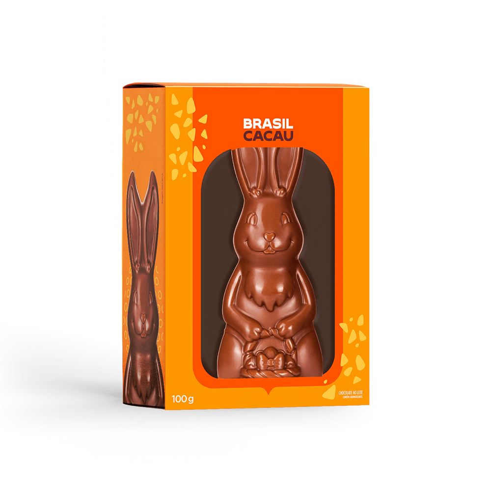 Coelho de Páscoa ao Leite 100g