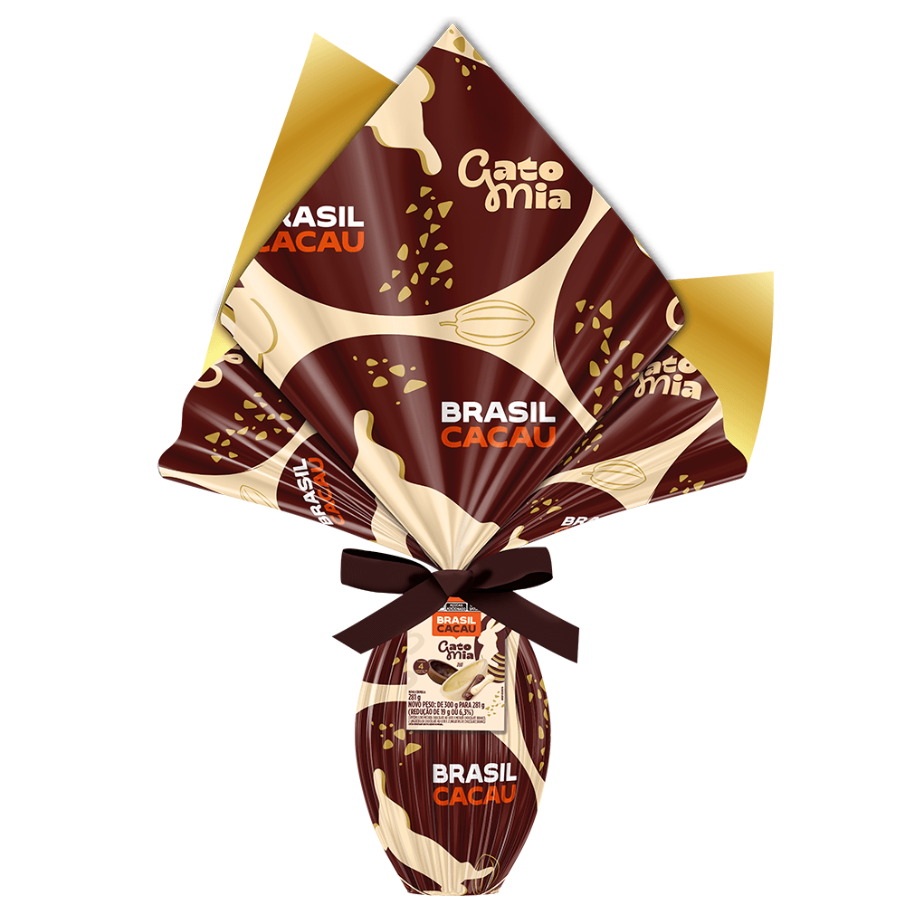 Ovo de Páscoa Clássico Gato Mia Duo 281g