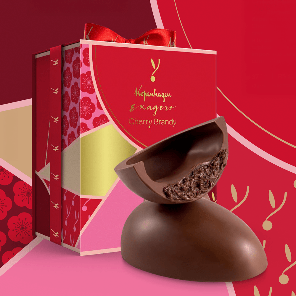 Ovo de Páscoa Exagero Cherry Brandy 370G