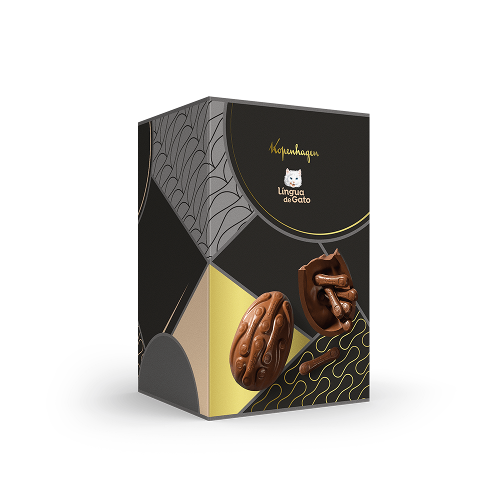 Ovo de Páscoa Língua de Gato ao Leite 262G