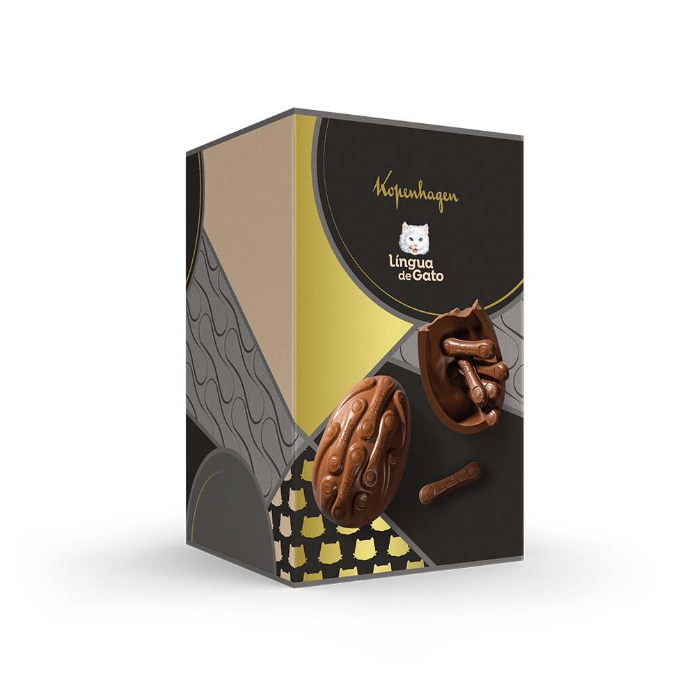 Ovo de Páscoa Língua de Gato ao Leite 444G