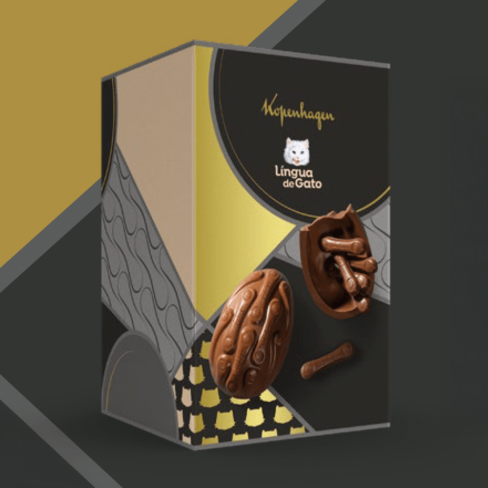Ovo de Páscoa Língua de Gato ao Leite 444G