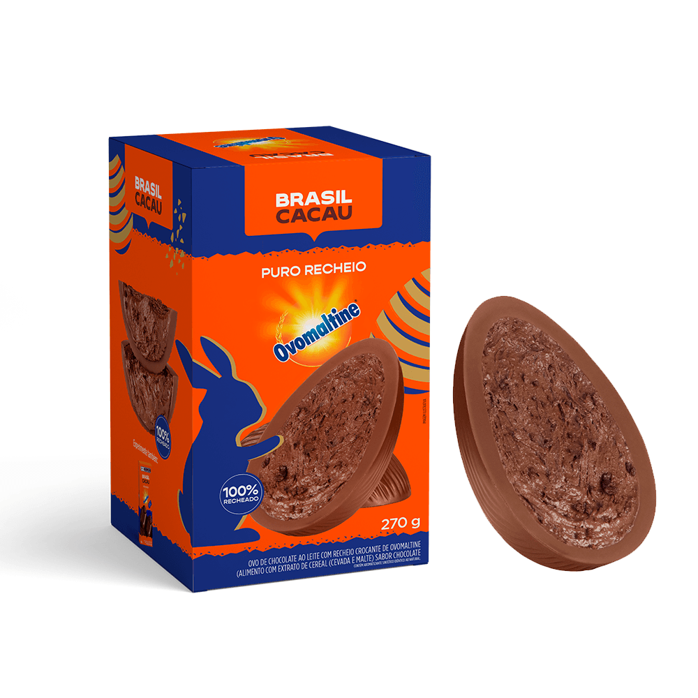 Ovo de Páscoa Puro Recheio Ovomaltine 270g