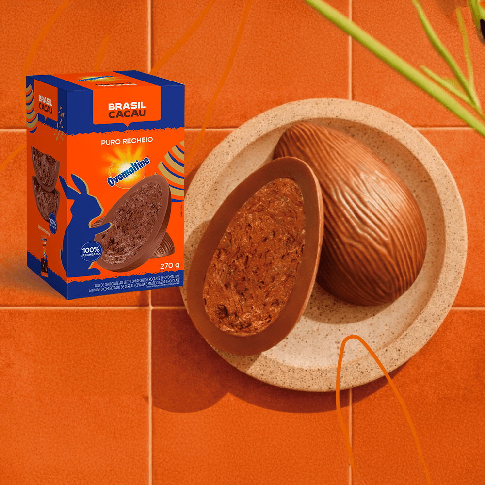 Ovo de Páscoa Puro Recheio Ovomaltine 270g
