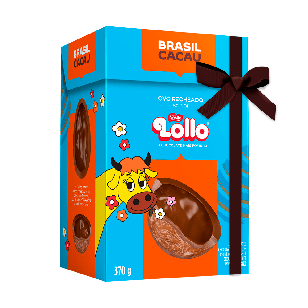 Ovo de Páscoa Recheado Lollo Nestlé 370g
