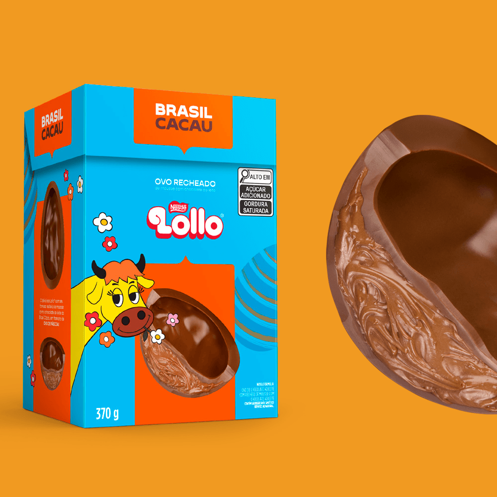 Ovo de Páscoa Recheado Lollo Nestlé 370g