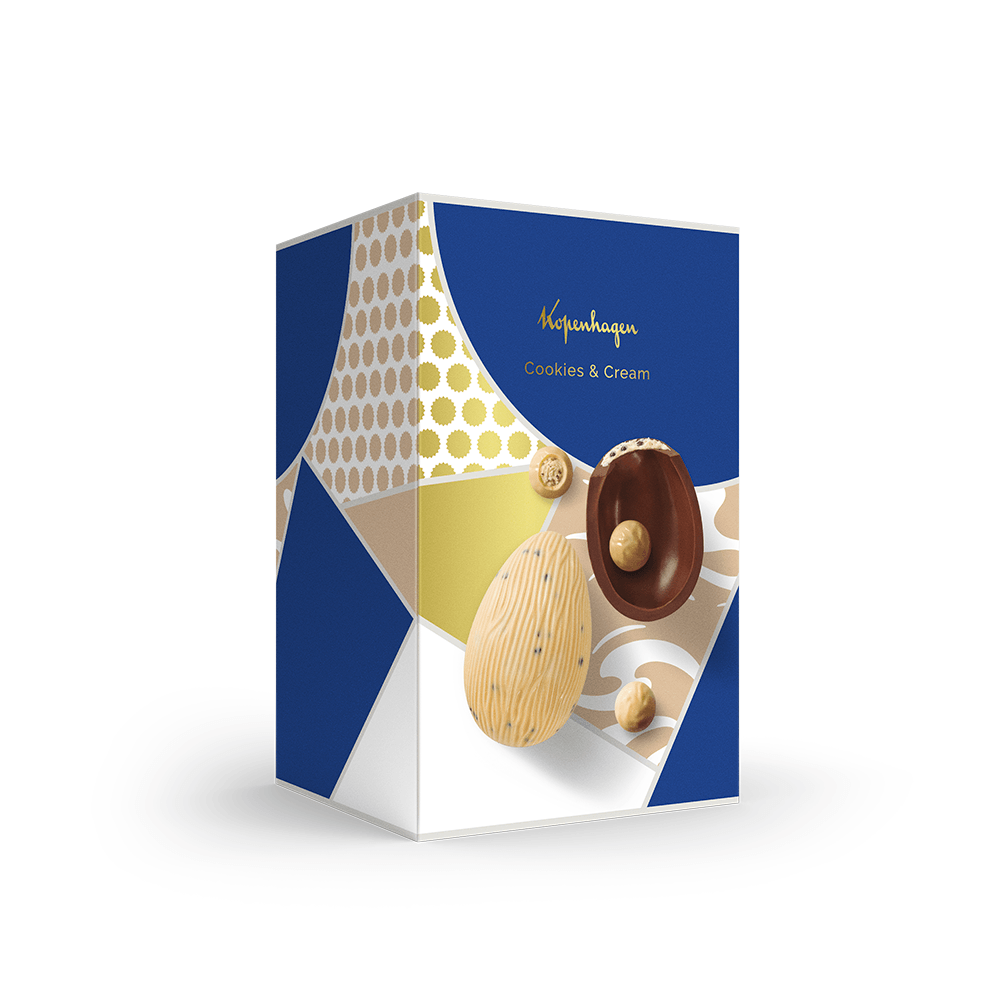Ovo de Páscoa Recheado Meio a Meio Cookies & Cream 316G