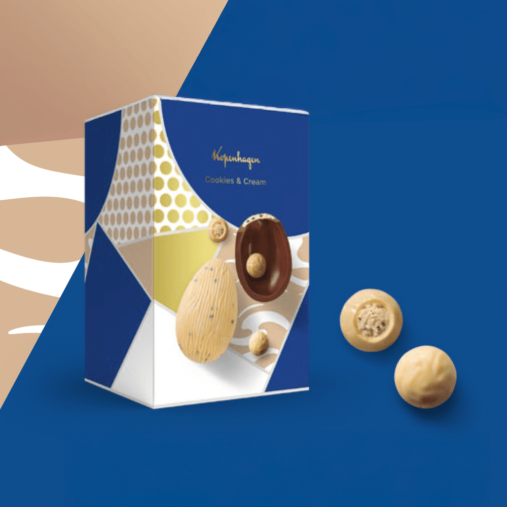 Ovo Recheado Meio a Meio Cookies & Cream 316G