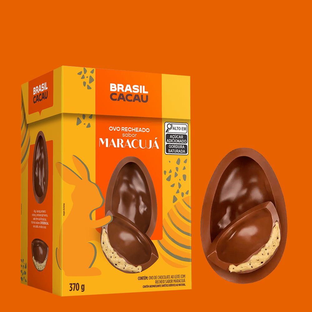 Ovo de Páscoa Recheado Maracujá 370g