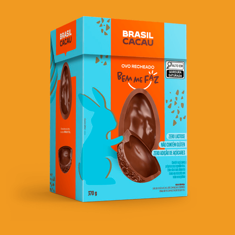 Ovo de Páscoa Recheado Trufado Bem me Faz 370g