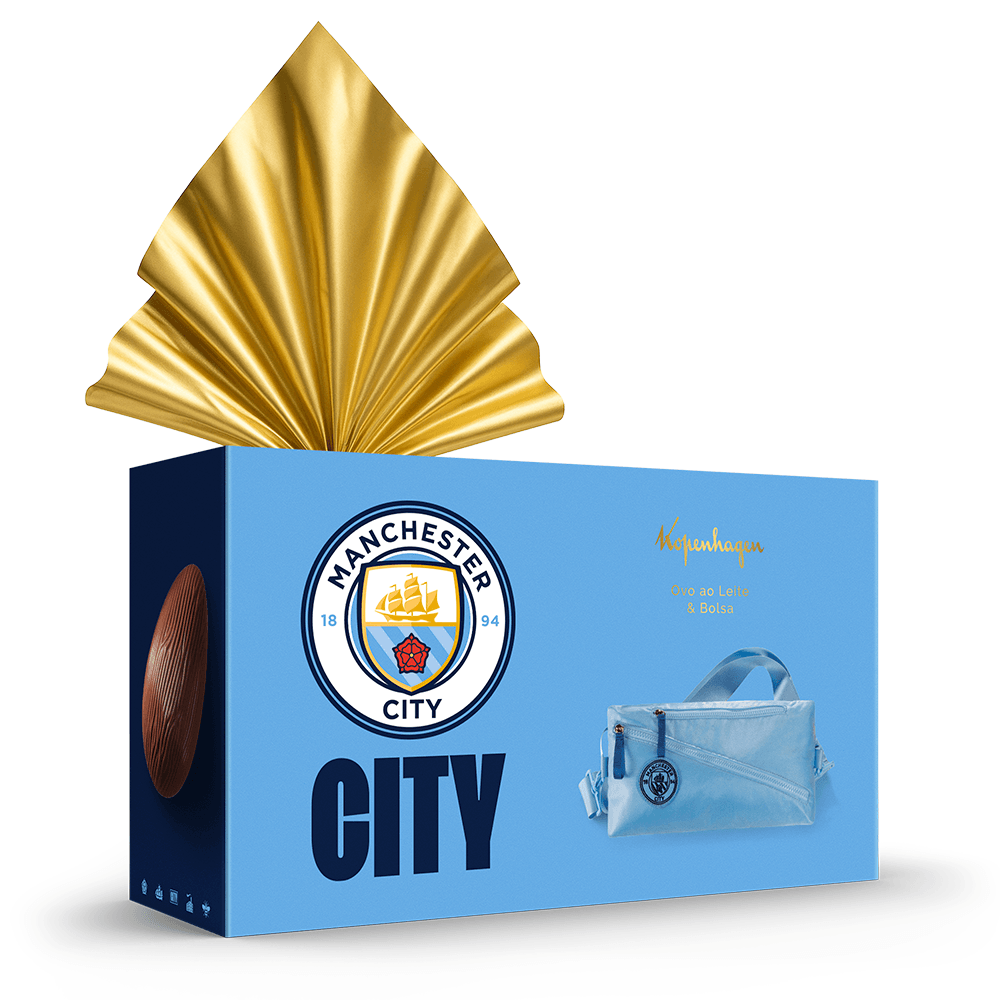 Ovo de Páscoa com Bag Manchester City 120G