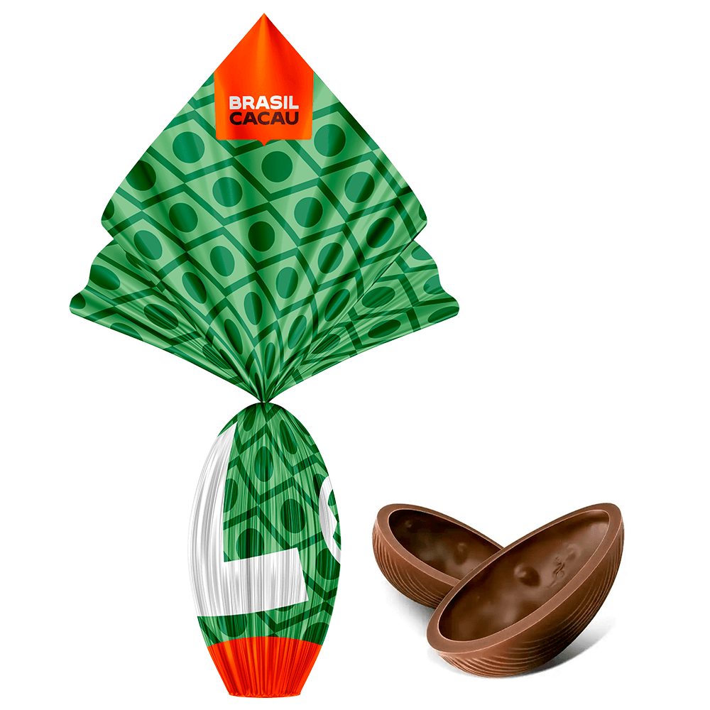 Ovo de Páscoa com Minibola de Futebol Brasil 120g