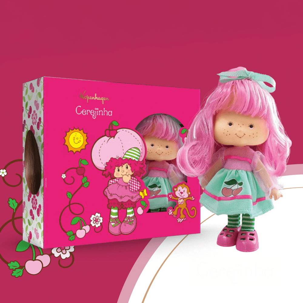 Ovo de Páscoa com Boneca Cerejinha 120G