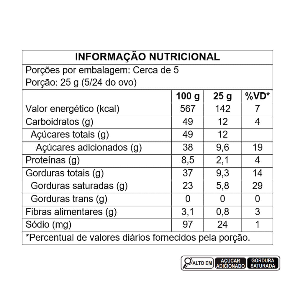Ovo de Páscoa com Luminária Lingato 120G