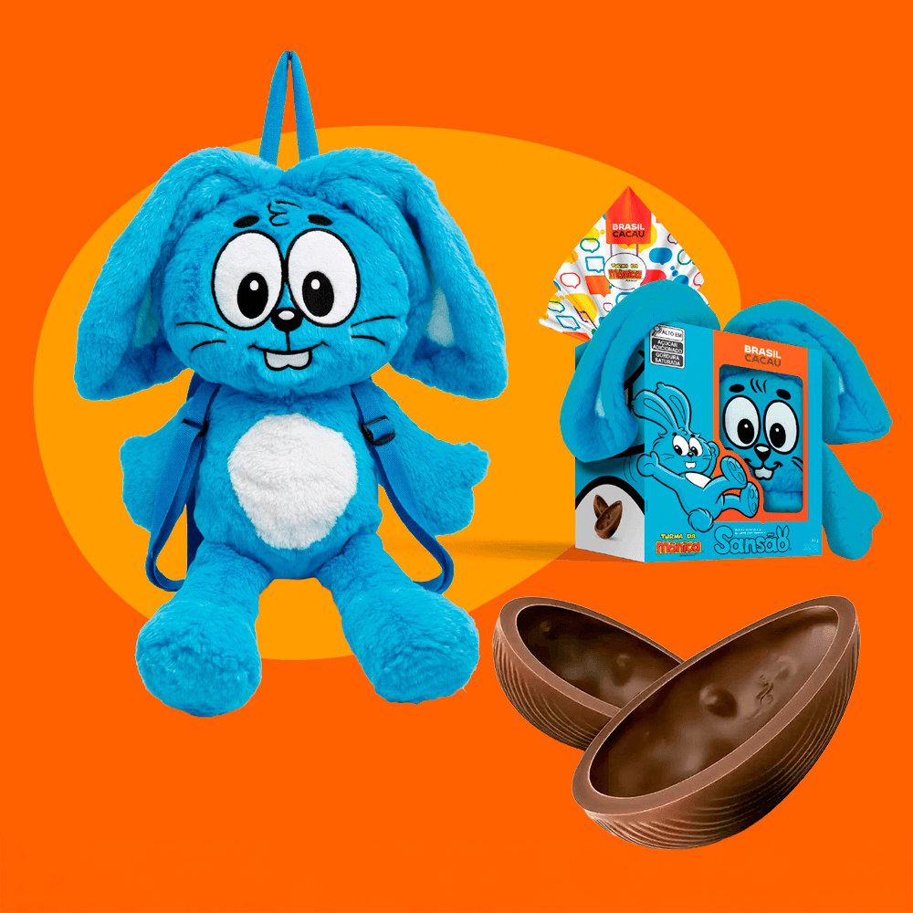 Chocolate ao Leite 120g + Mochila de Pelúcia