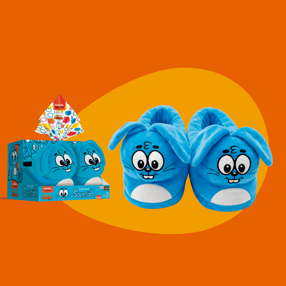 Ovo de Páscoa com Pantufa Sansão Turma da Mônica 120g