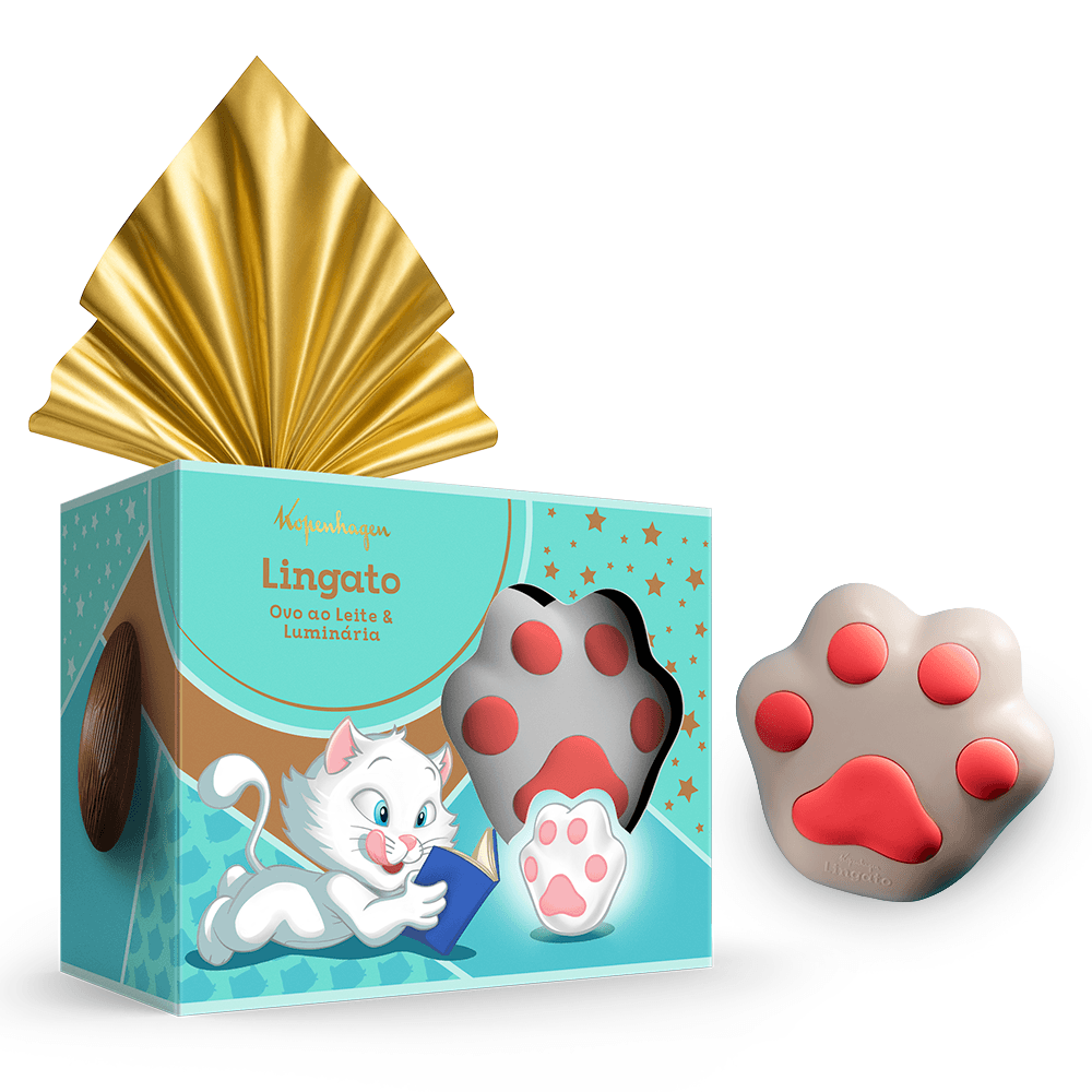Ovo de Páscoa com Luminária Lingato 120G
