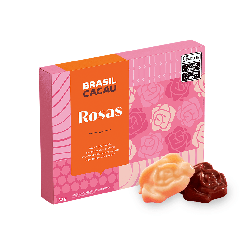 Caixa Rosas 80g