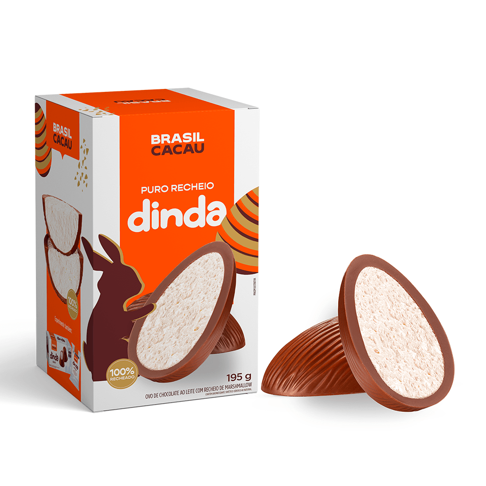 Ovo Puro Recheio Dinda 195g
