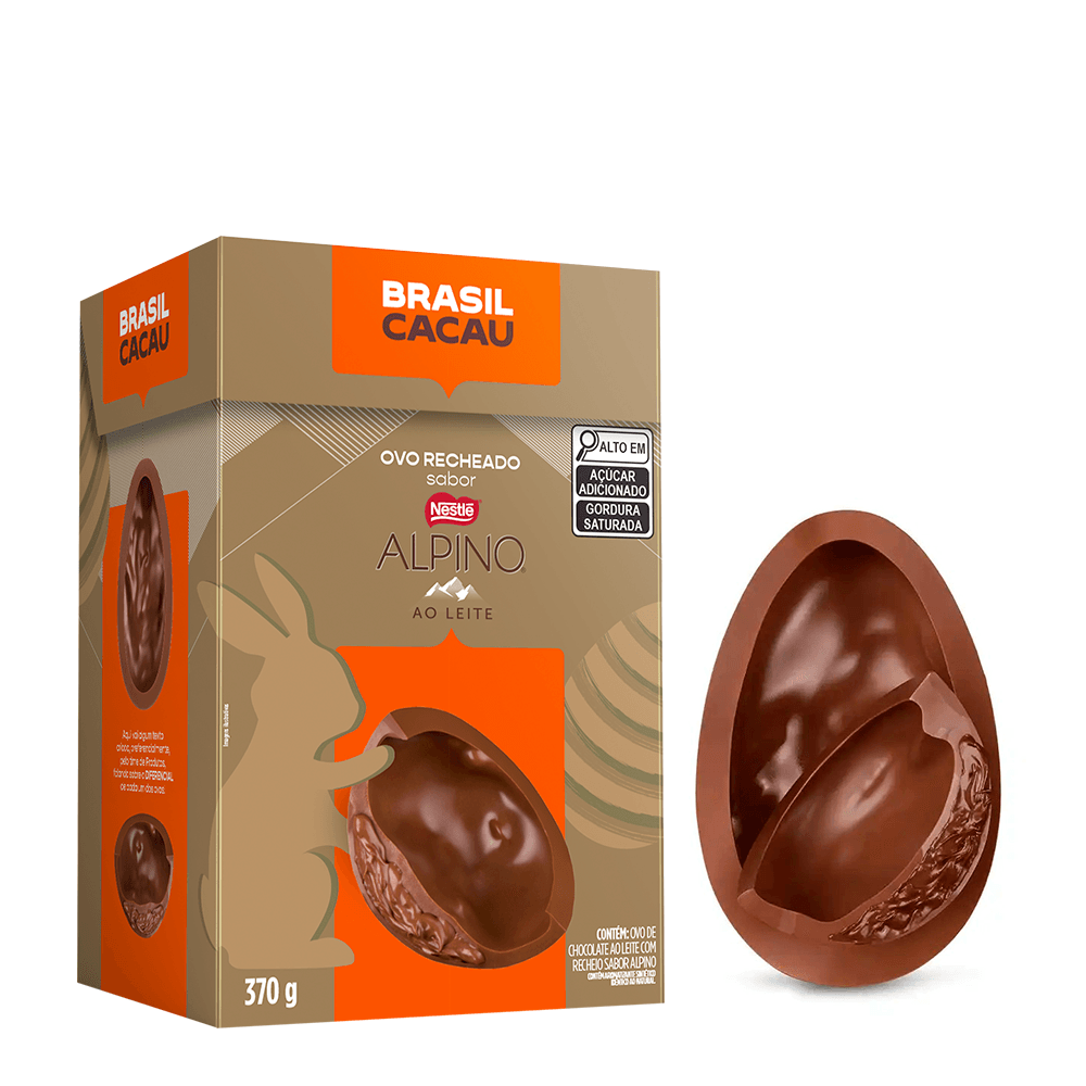 Ovo Recheado Alpino 370g