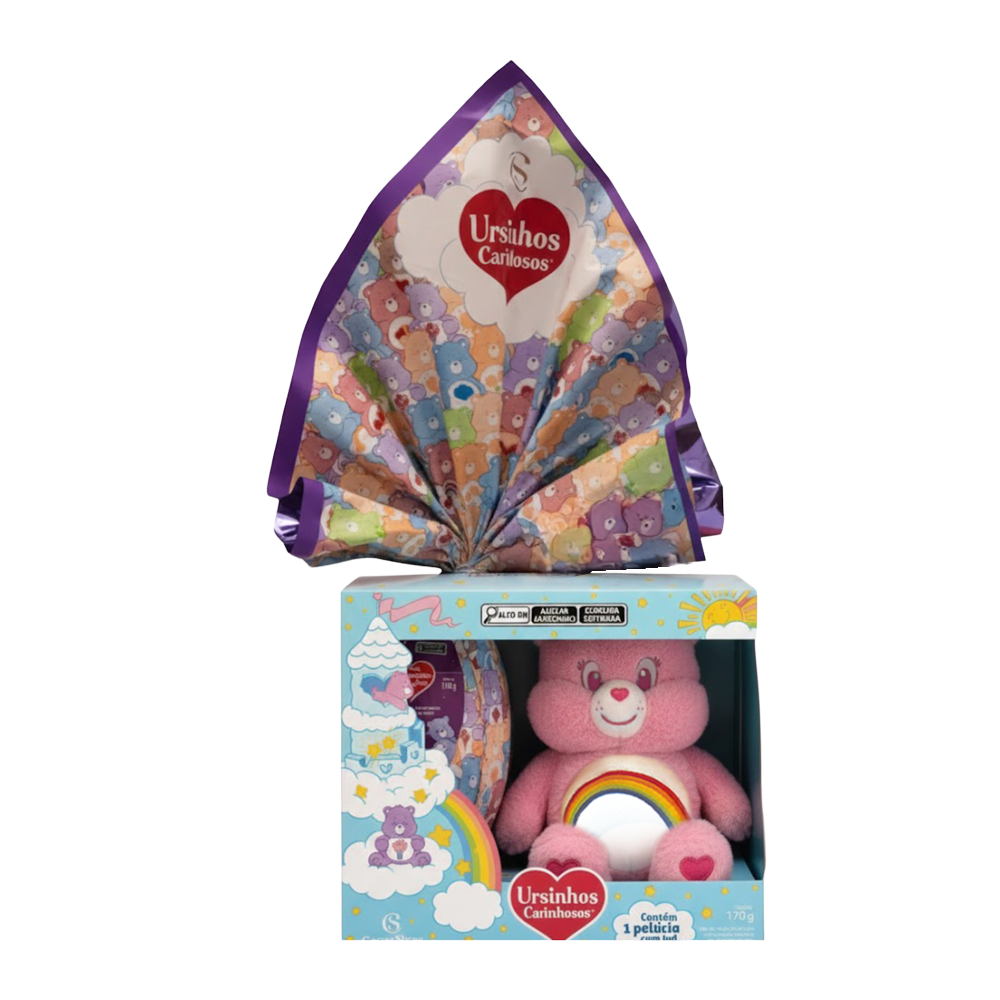 Ovo ao Leite com Pelúcia e LED 170g