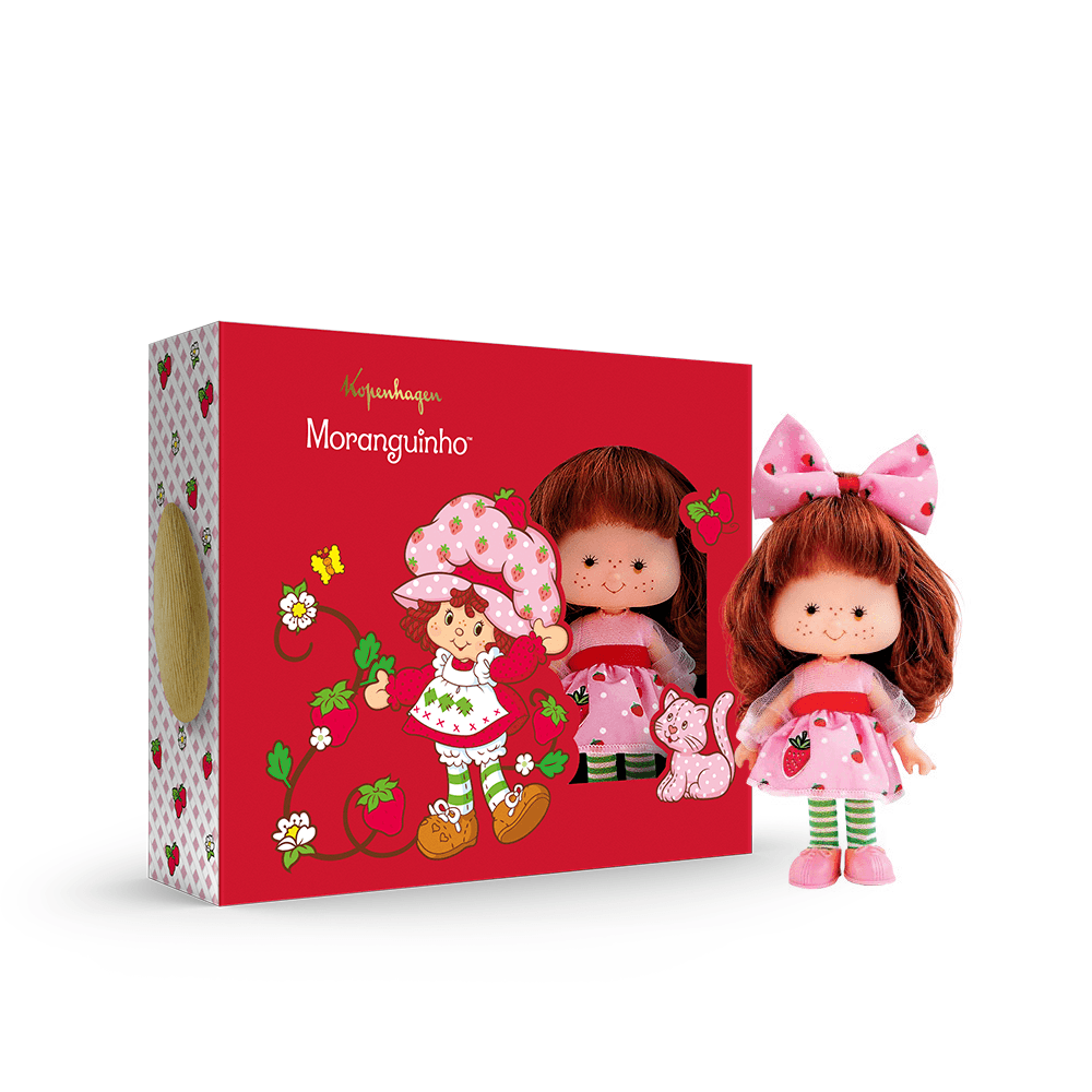 Ovo Branco com Morango e Boneca 120g