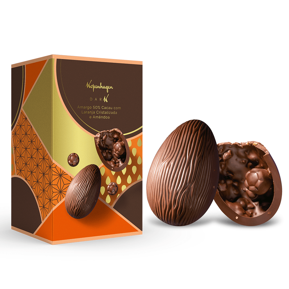 Ovo Amargo com Laranja e Amêndoas 150g