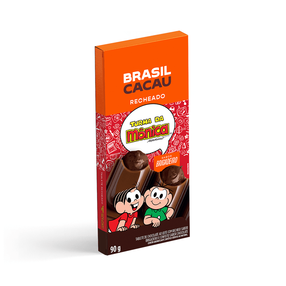Tablete Recheado Brigadeiro com Confeitos 90g