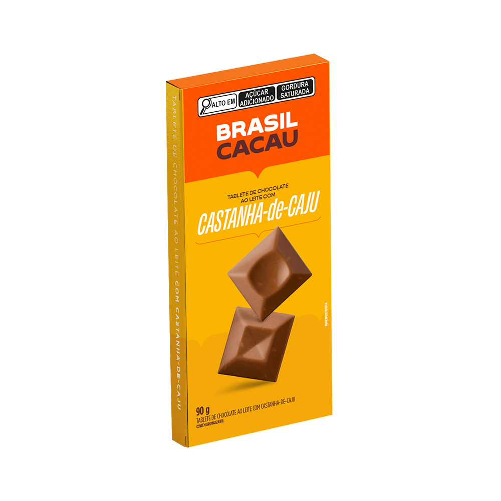 Tablete Castanha-de-Caju Brasilidades 90g