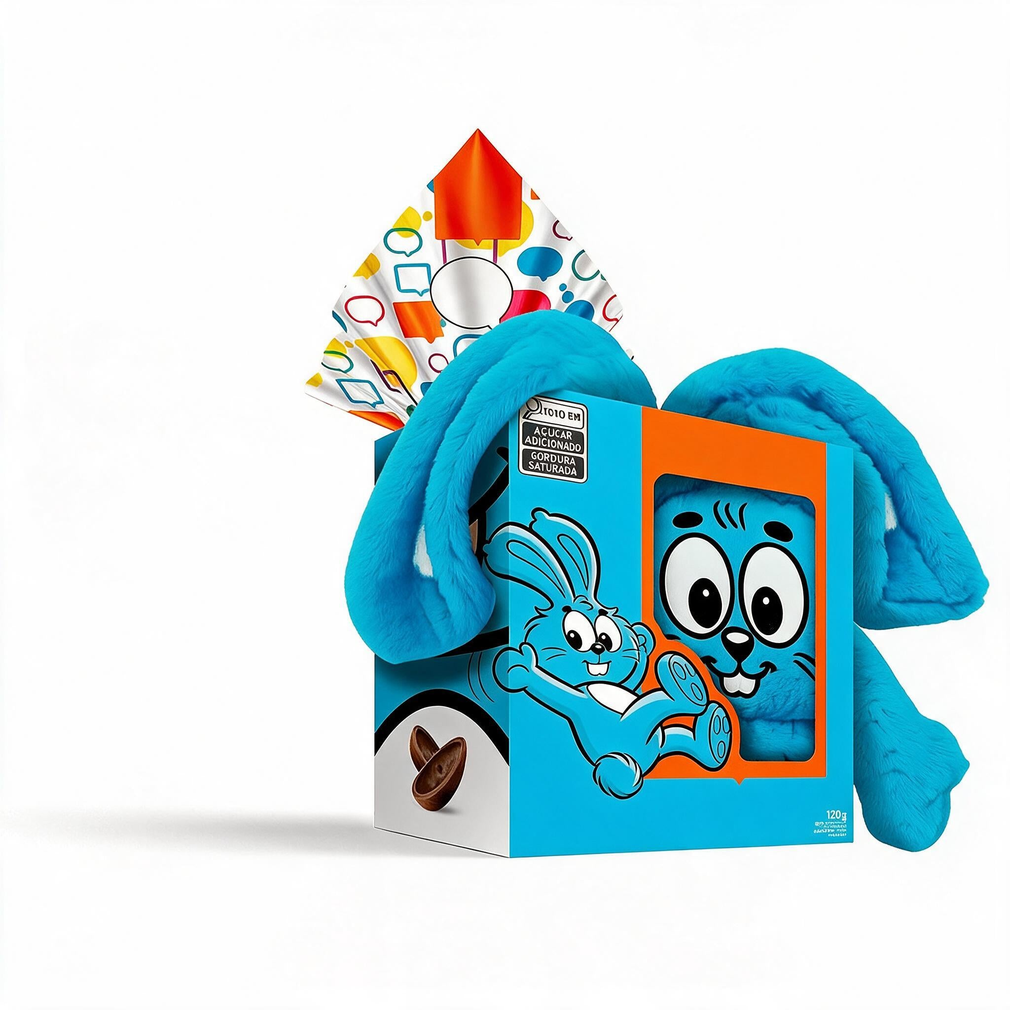 Chocolate ao Leite 120g + Mochila de Pelúcia